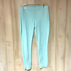 NYDJ Light Blue Slim Cotton/Spandex Pants, Sz 8